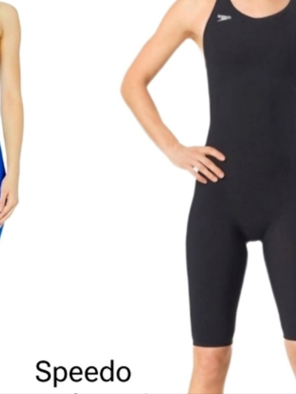 Speedo NWT Race Day Ready Power Plus  Kneeskin Size 20 Black
